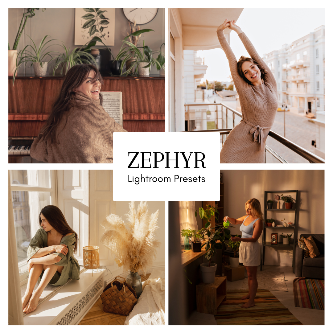 LR Presets: ZEPHYR — Soft, Airy, Sunlit